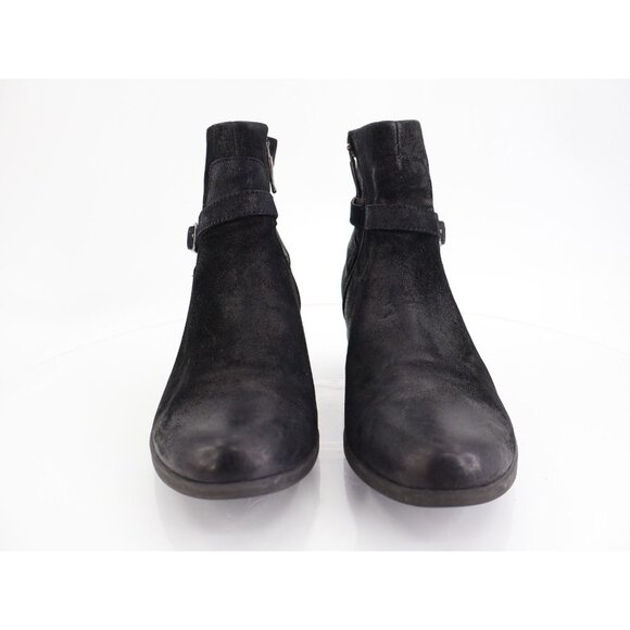 Dansko Womens Cagney Ankle Booties Size 40 / 9.5-10 Black Burnished Suede - Picture 2 of 10